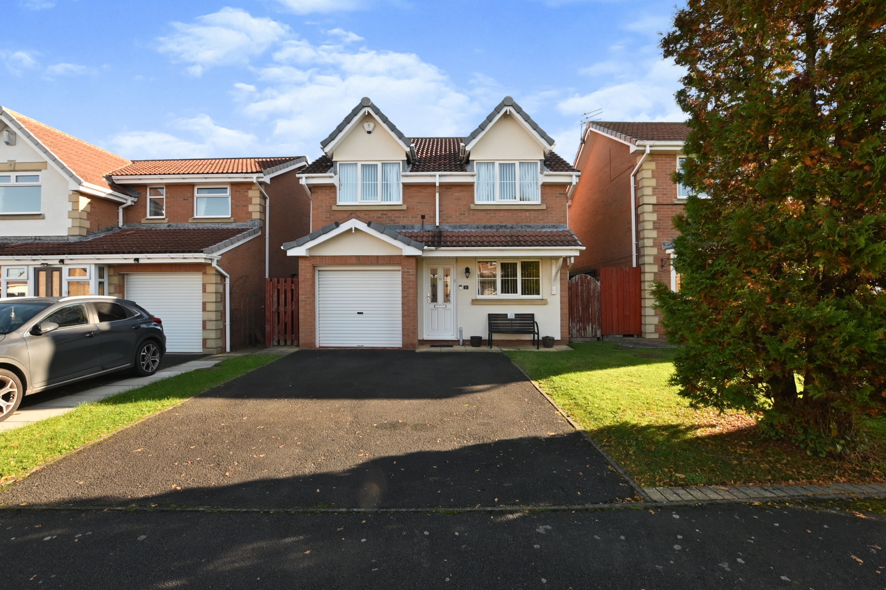 3 bedroom detached house for sale in Chiltern Close, Ashington, NE63 0HZ