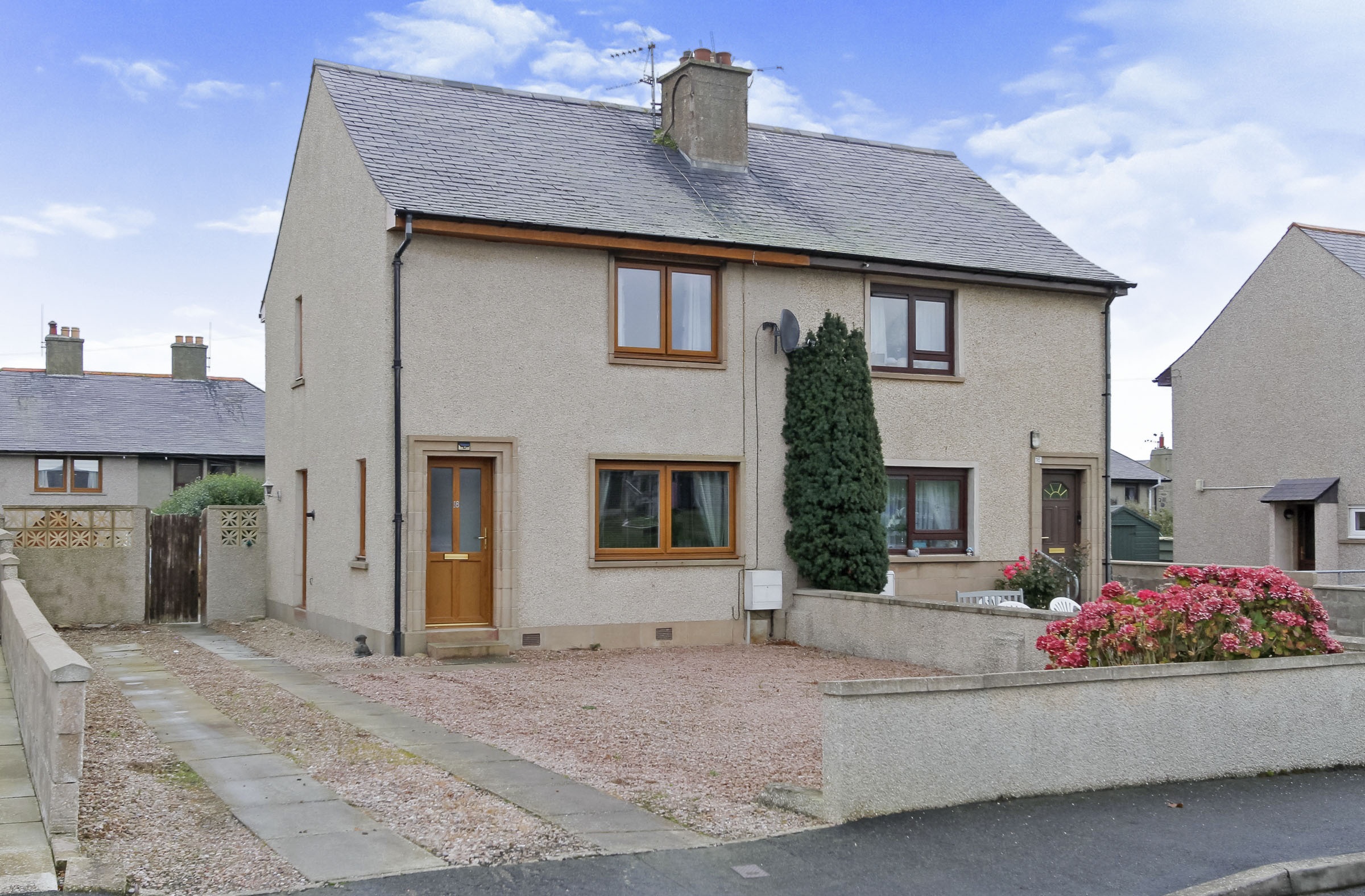 2 bedroom semidetached house for sale in Forbes Road, Whitehills Banff
