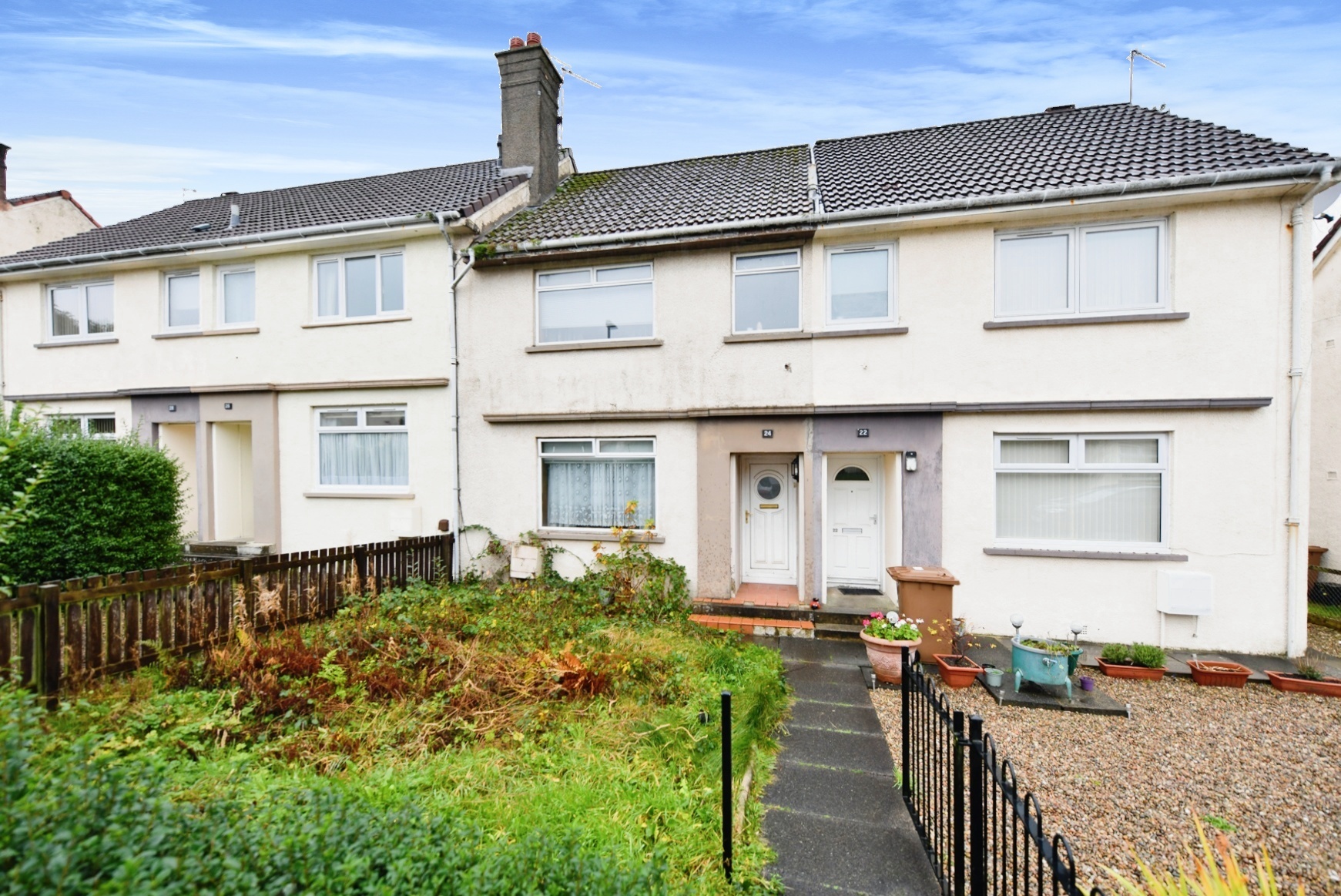 2 bedroom terraced house for sale in Peden Avenue, Dalry, KA24 4BD