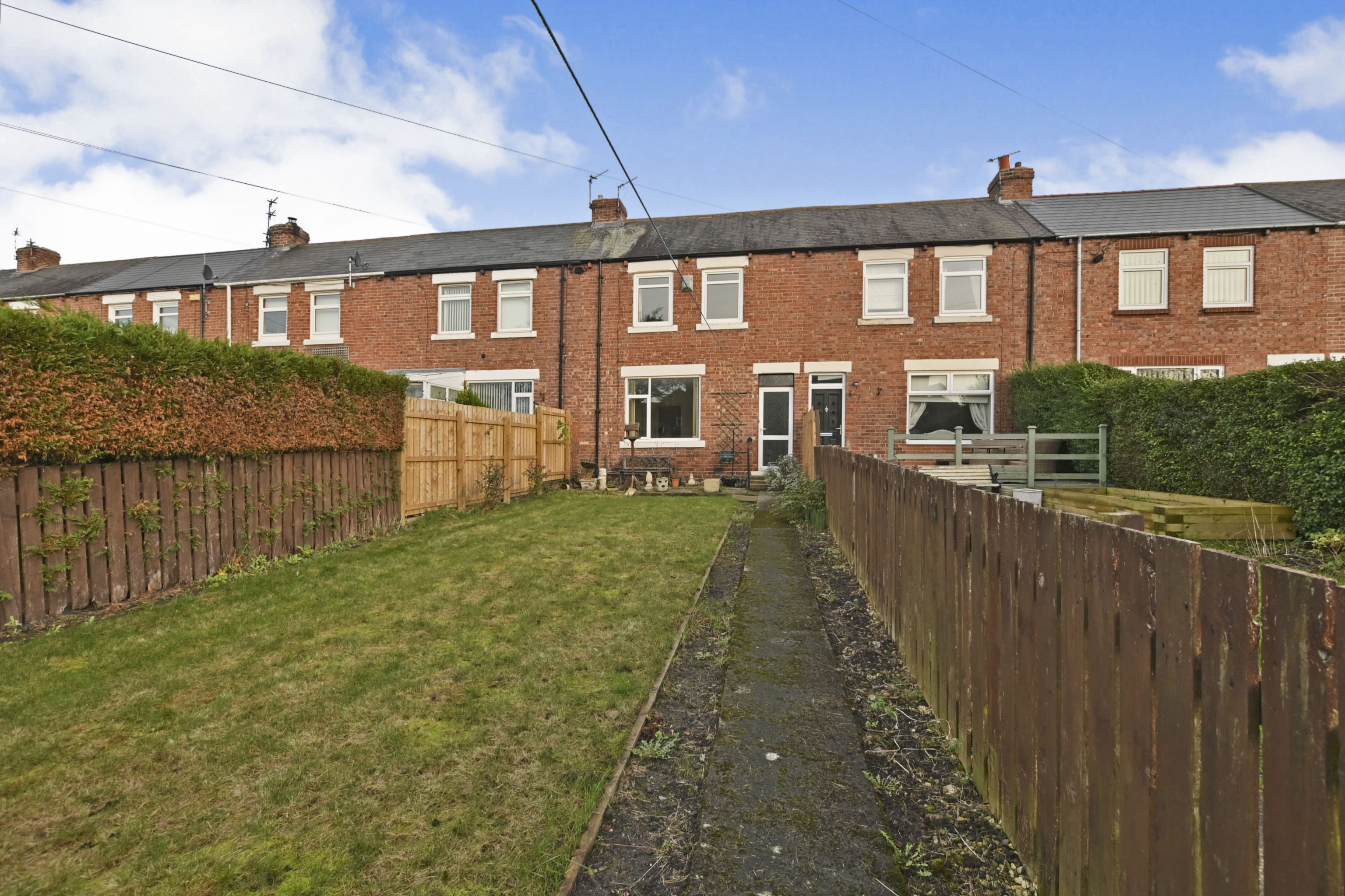 3 bedroom terraced house for sale in Beamsley Terrace, Ashington, NE63 0HN