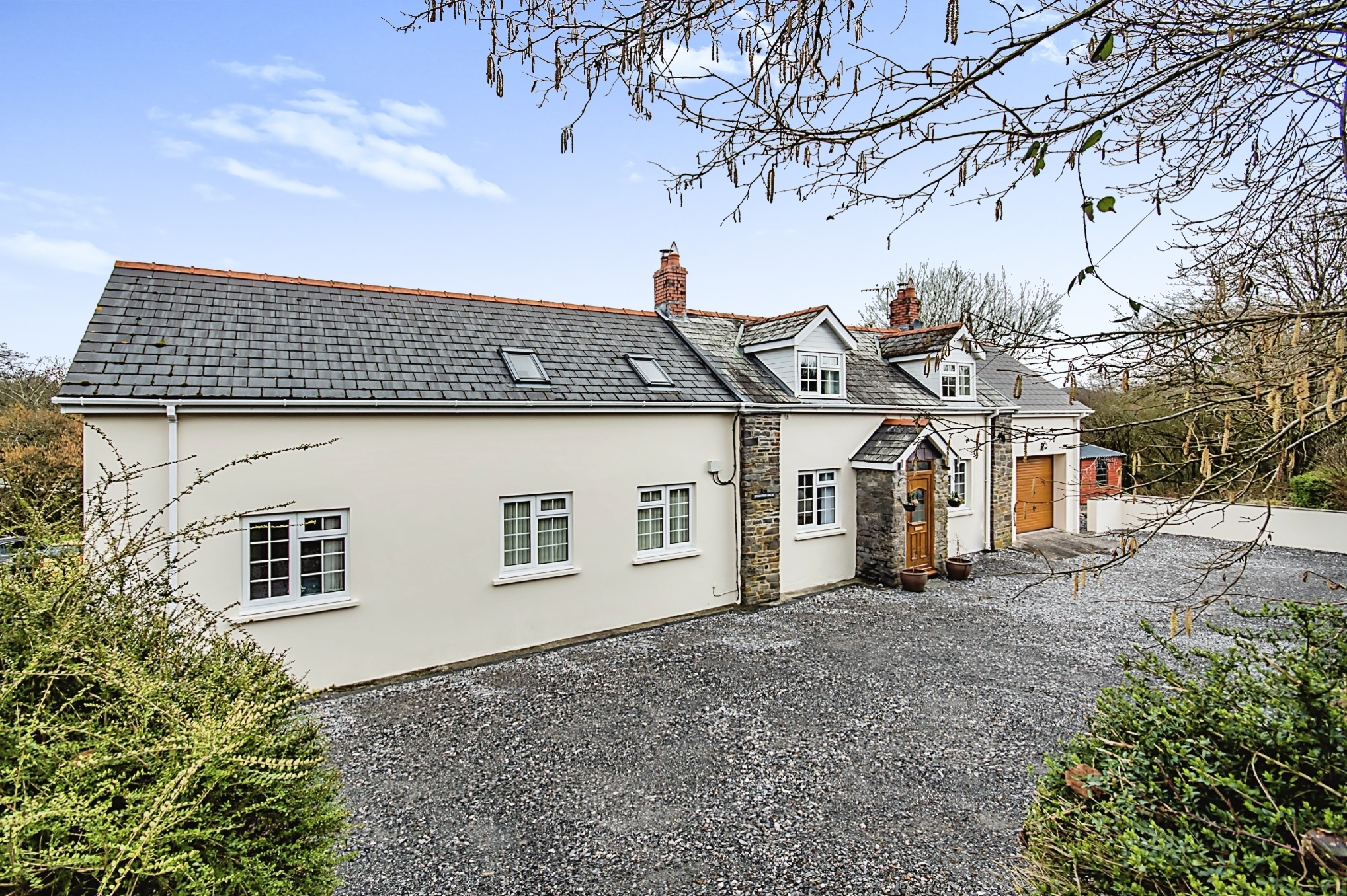 4 bedroom detached house for sale in Capel Dewi, Carmarthen, SA32 8AG